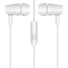  Наушники с микрофоном Krutoff HF-T83 белые (пакет) 