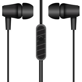  Наушники с микрофоном Krutoff HF-X61 черные (пакет) 