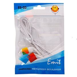  Проводные наушники с микрофоном внутриканальные Dialog ES-03 (white) 