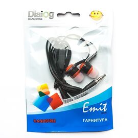  Проводные наушники с микрофоном внутриканальные Dialog ES-50 (black) 