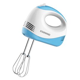  Миксер Starwind SHM-261 белый/голубой 