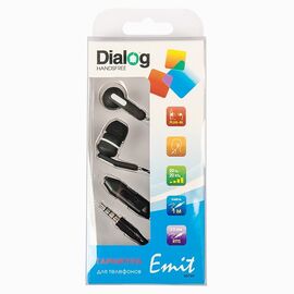  Проводные наушники с микрофоном внутриканальные Dialog ES-F15 Jack 3,5 (black) (69328) 