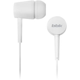  Наушники BBK EP-1002S 1.2м (белый) 