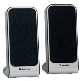  Акустическая система 2.0 DEFENDER SPK-225 , 2.0, 1x2 Вт,USB, пластик, черные/серебро 65220 