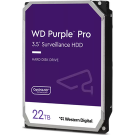  HDD Western Digital Purple Pro WD221PURP 22TB 3.5" 7200 RPM 512MB SATA-III All Frame AI для систем видеонаблюдения 