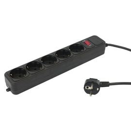  Сетевой фильтр PC Pet AP01006-1.8-B 1.8м (5 розеток) черный 