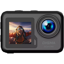  Экшн-камера Digma DiCam 980 DC980 1xCMOS 12Mpix черный 
