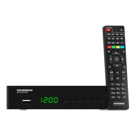  Цифровая ТВ приставка SOUNDMAX SM-DVBT290(черный) 