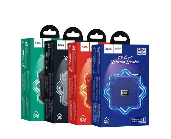  Портативная колонка Hoco BS34 Wireless sports speaker, blue 