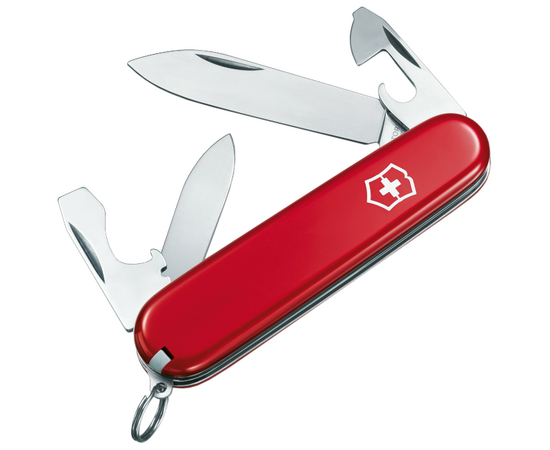  Нож перочинный Victorinox Recruit (0.2503) 84мм 10функций красный карт.коробка 