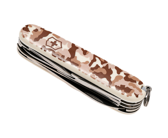  Нож перочинный Victorinox Huntsman (1.3713.941) 91мм 15функций камуфляж пустыни карт.коробка 