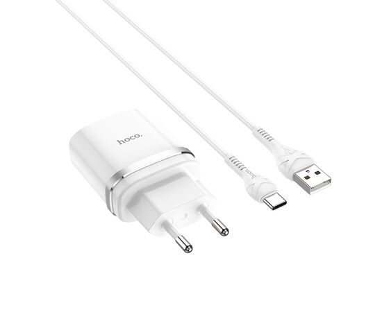  СЗУ HOCO C12Q Smart QC3.0 + Type-C (белый) 
