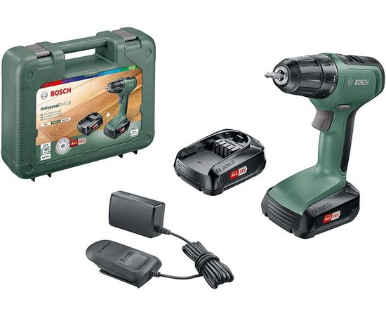  Дрель-шуруповерт Bosch UniversalDrill 18 аккум. патрон:быстрозажимной 