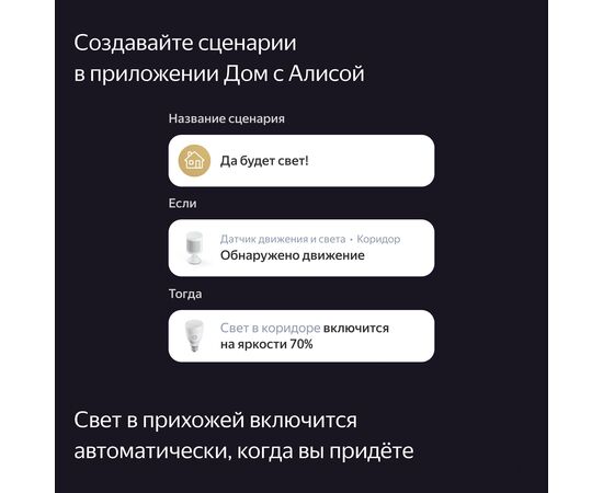  Датчик движения Yandex YNDX-00522 белый 